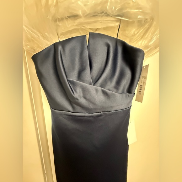 JAYGODFREY Midnight Blue Navy Strapless Dress Szie 8 - Picture 2 of 14